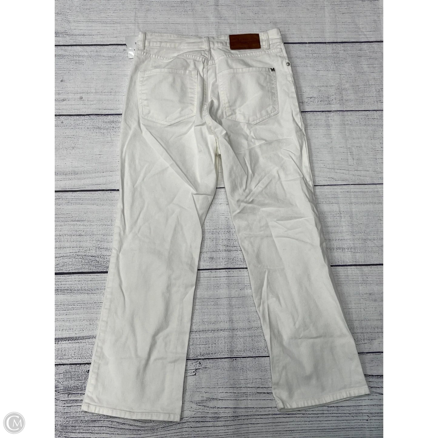 Jeans Flared By Clothes Mentor In White, Size: 4
