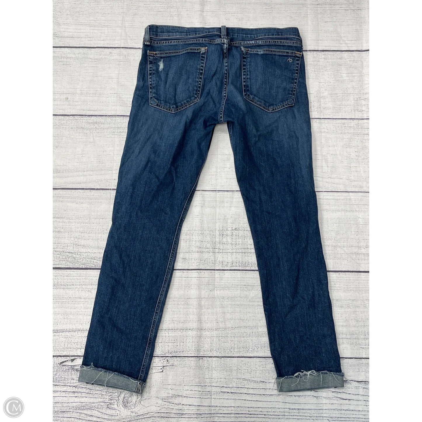 Jeans Skinny By Rag And Bone In Blue, Size: 10