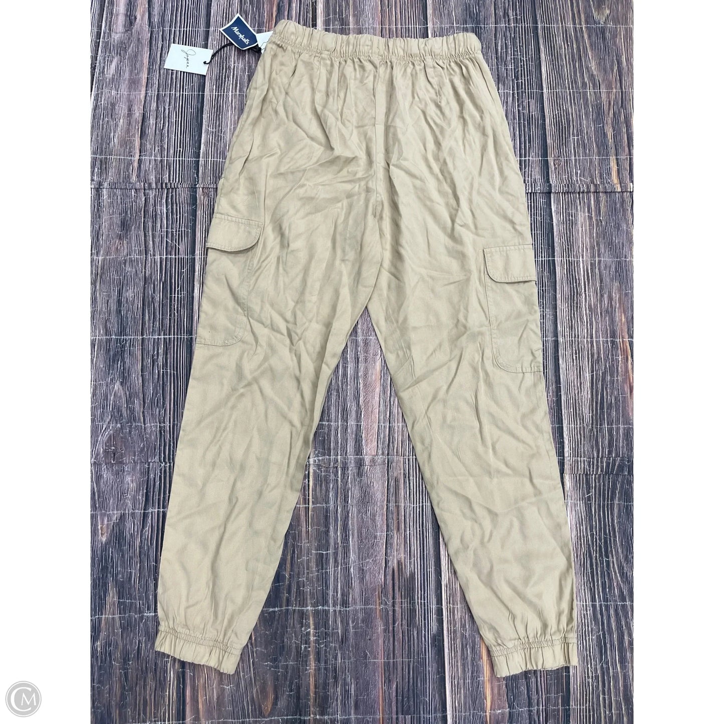Pants Joggers By Clothes Mentor In Tan, Size: L