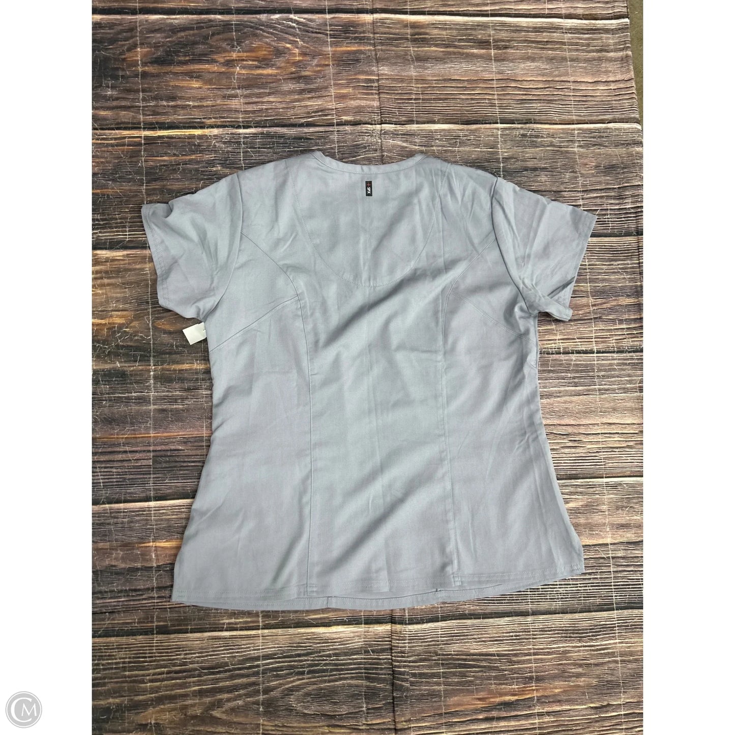 Top Short Sleeve By Clothes Mentor In Grey, Size: L