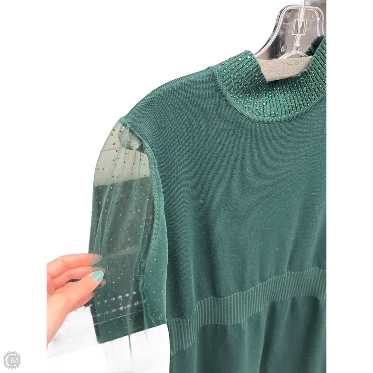 Dress Party Short By Absolutely Famous In Green, Size: M