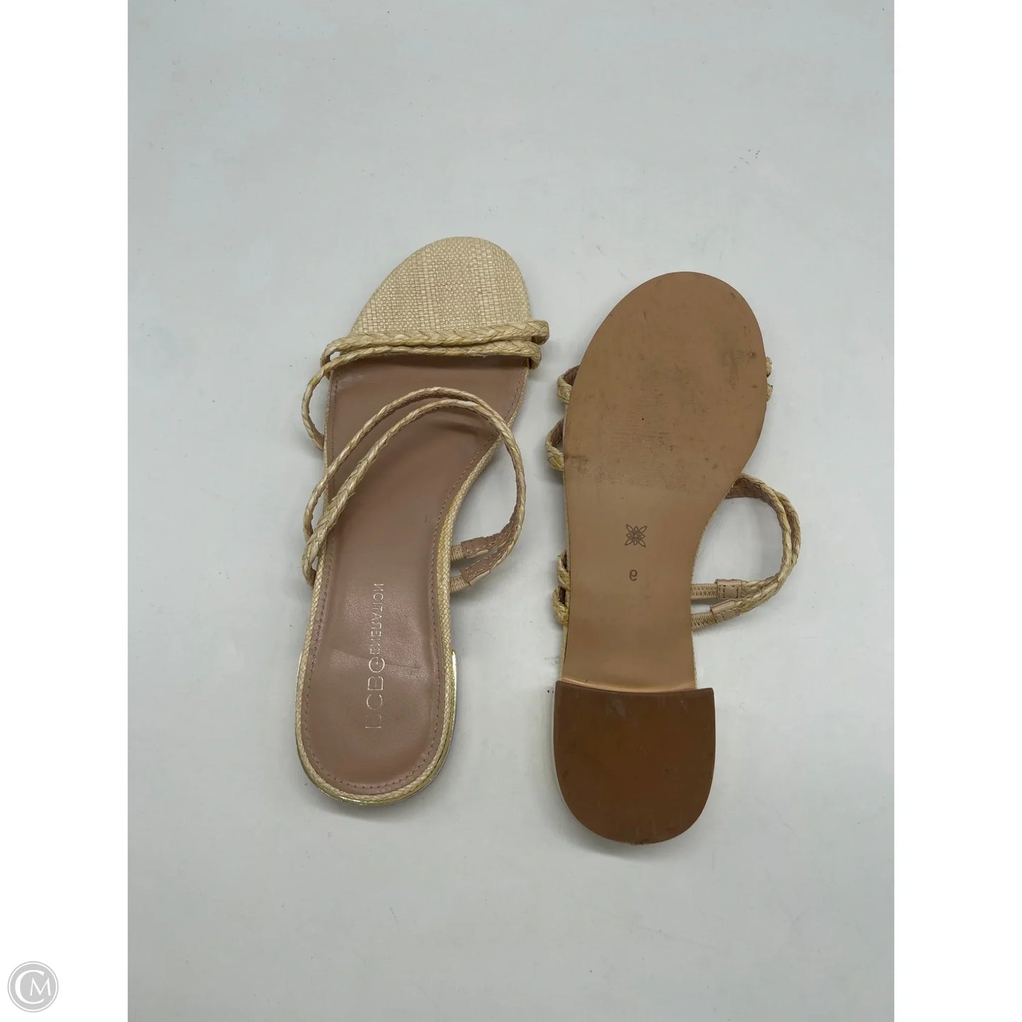 Sandals Flats By Bcbg In Tan, Size: 9