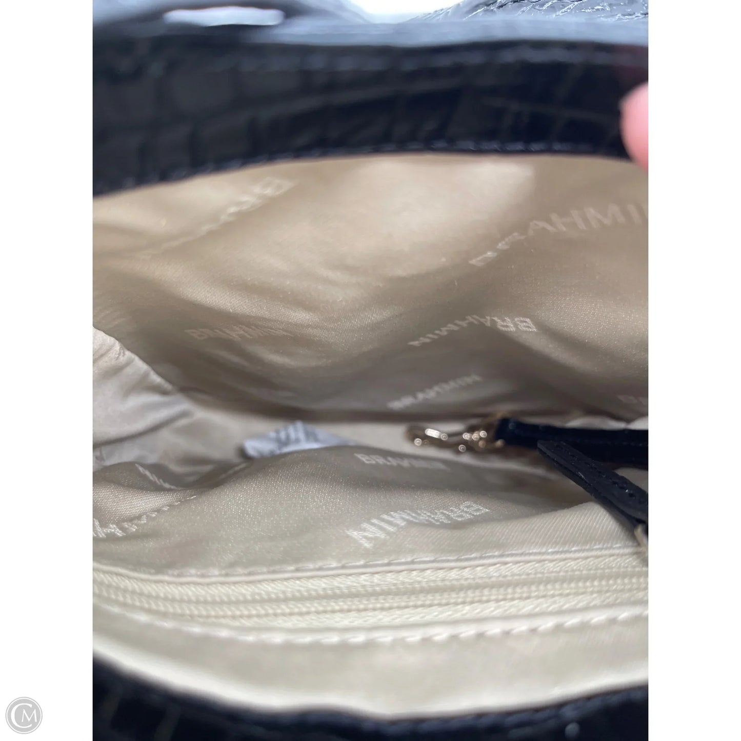 Handbag Designer By Brahmin, Size: Small