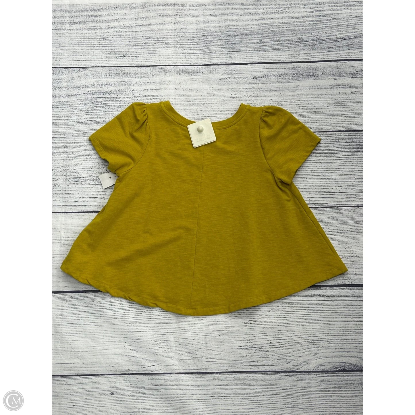 Top Short Sleeve By Eri + Ali In Yellow, Size: Xs