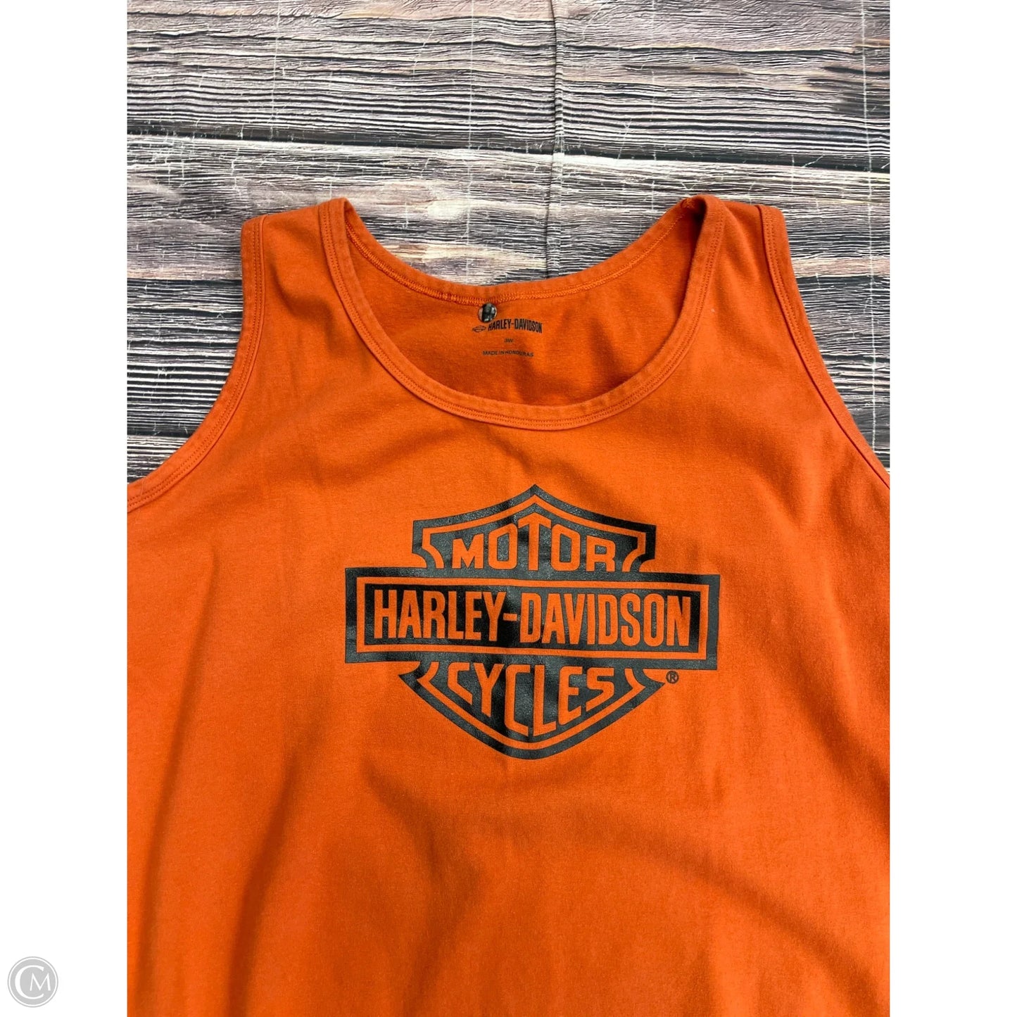 Tank Top By Harley Davidson In Orange, Size: 3x