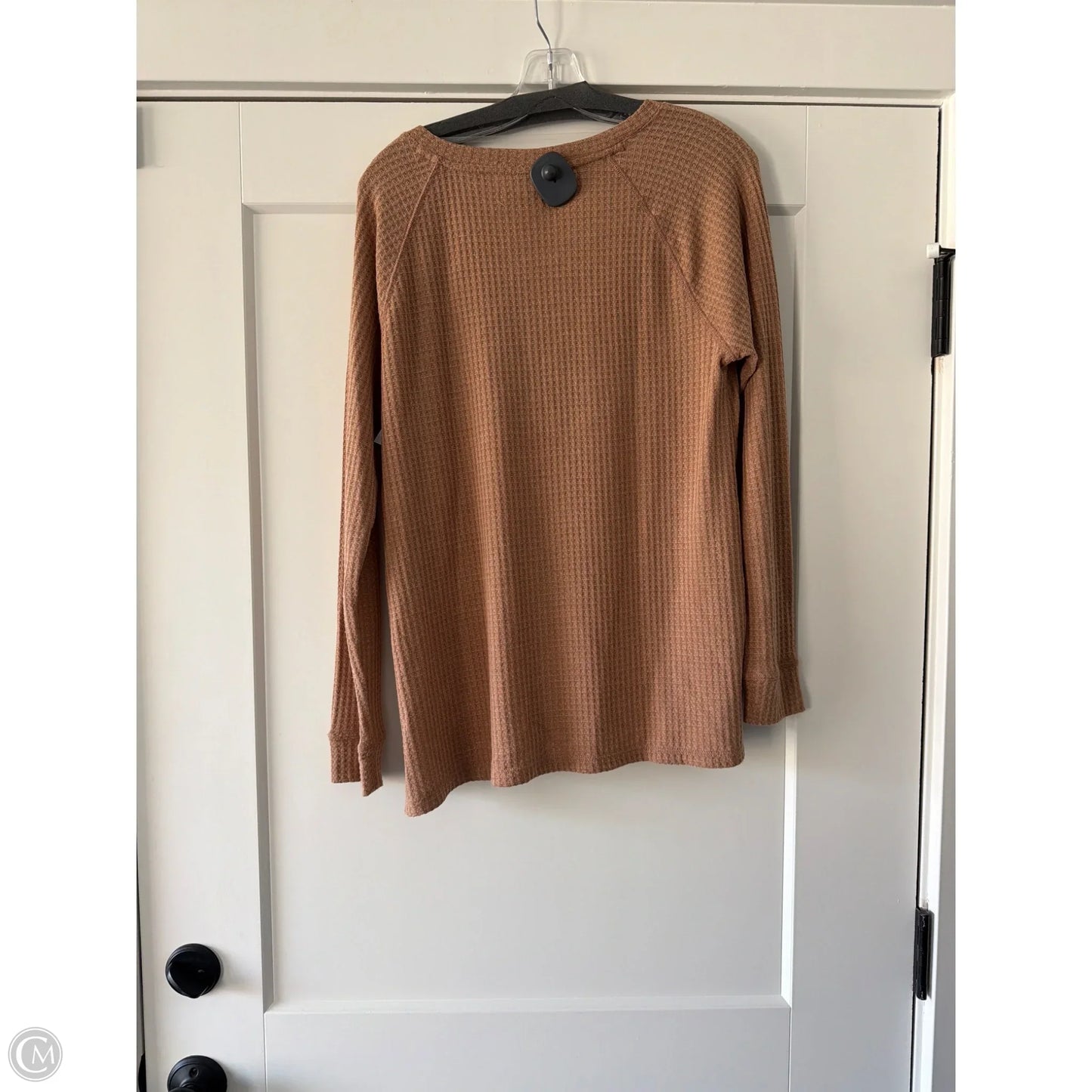 Top Long Sleeve By Sonoma In Brown, Size: M