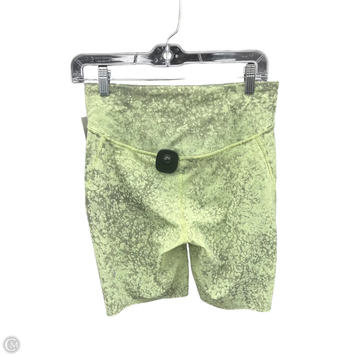 Athletic Shorts By Lululemon In Green, Size: 8