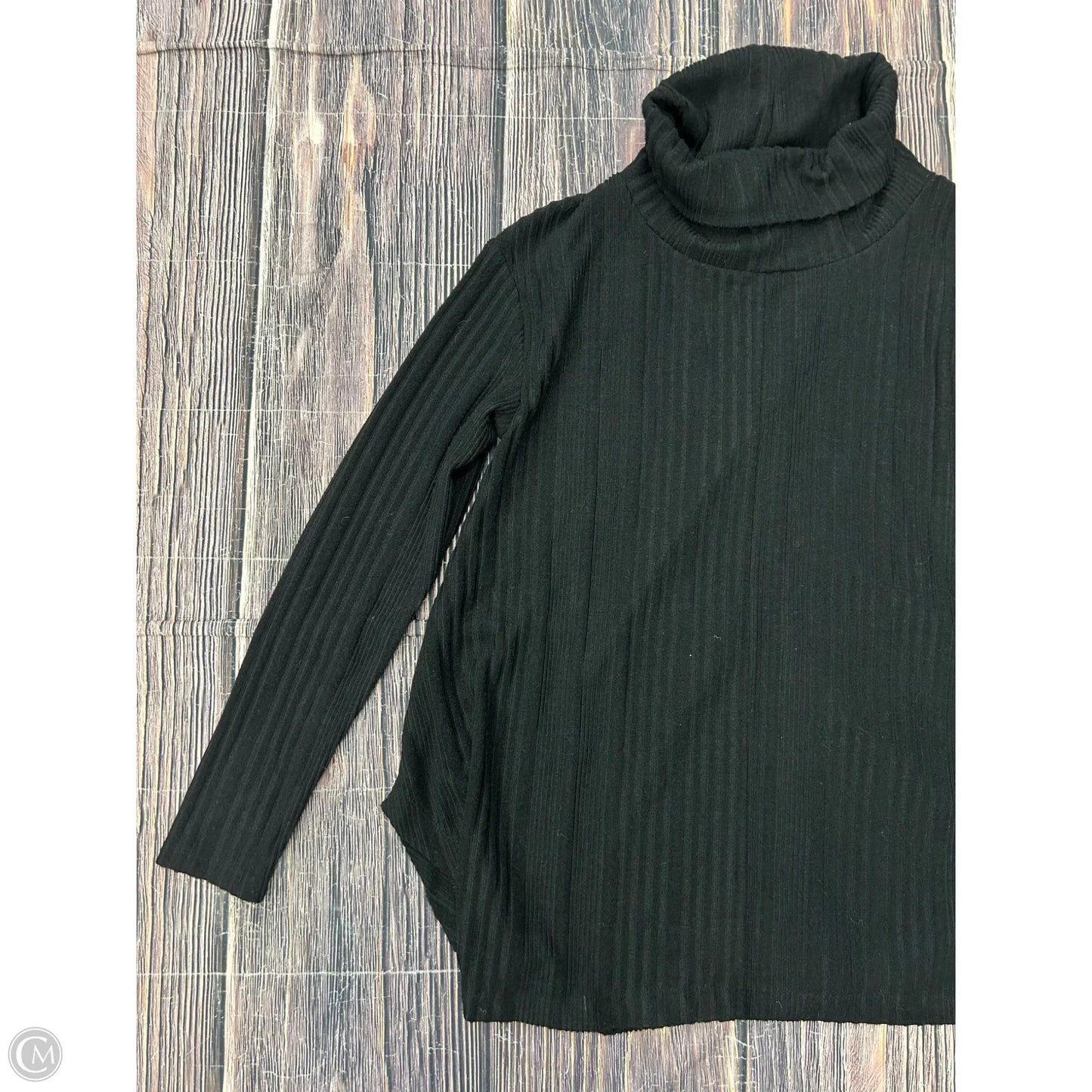 Sweater By Simply Vera In Black, Size: M