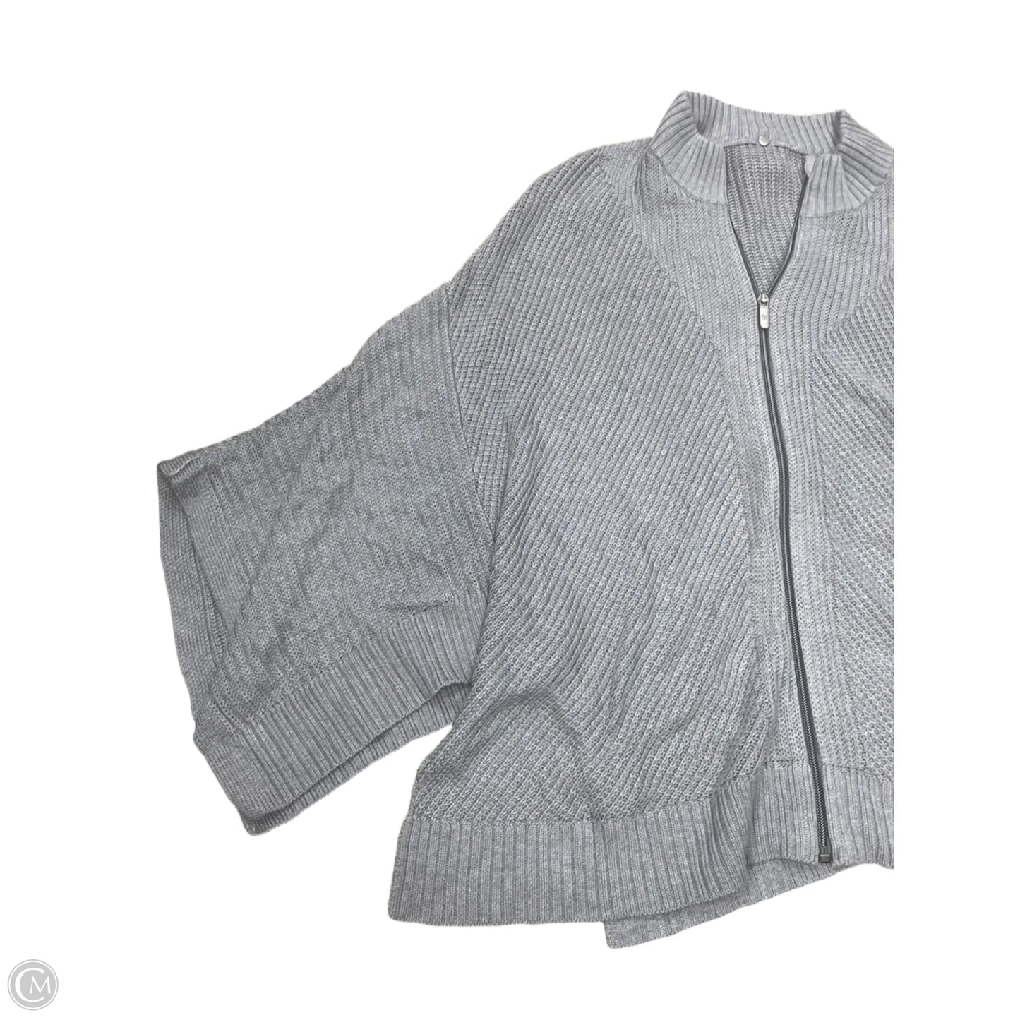 Sweater Cardigan By Lululemon In Grey, Size: M
