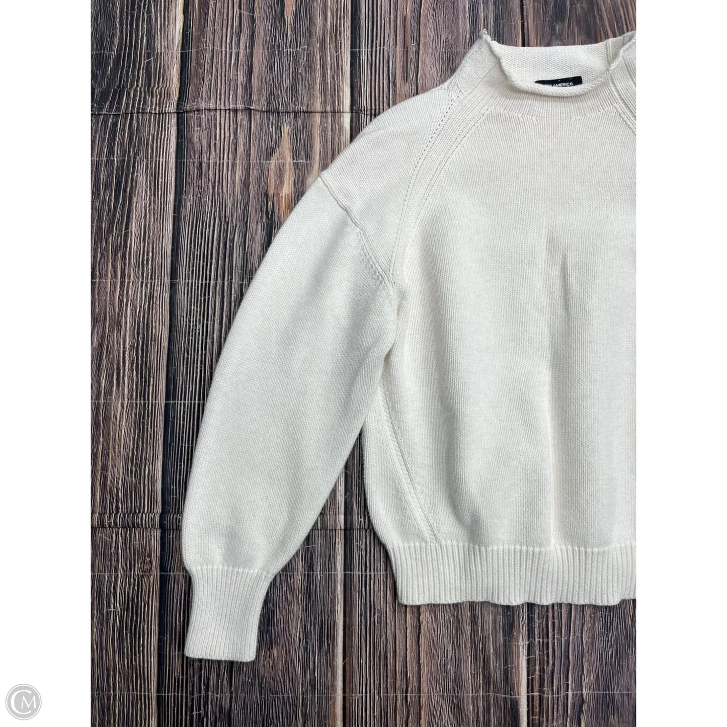 Sweater By 525 America In White, Size: M
