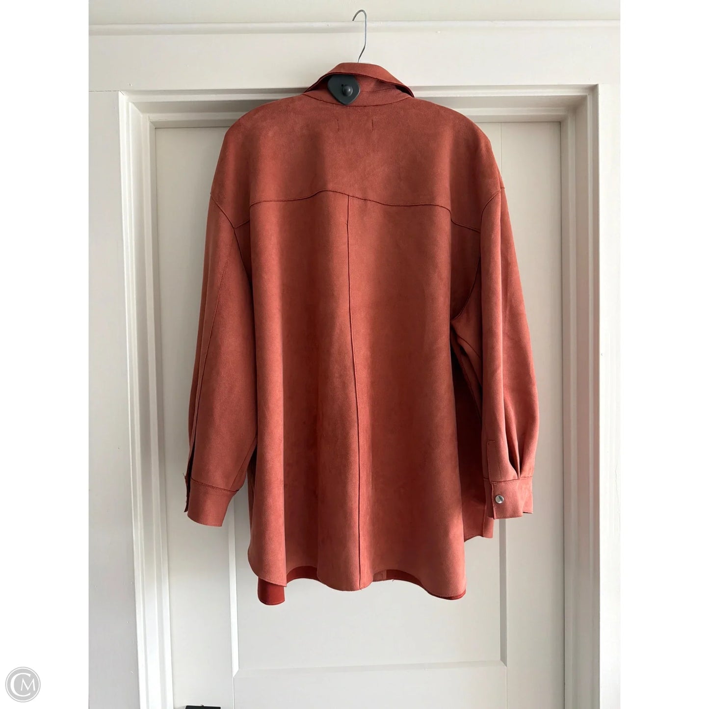 Jacket Shirt By Truth In Orange, Size: 1x