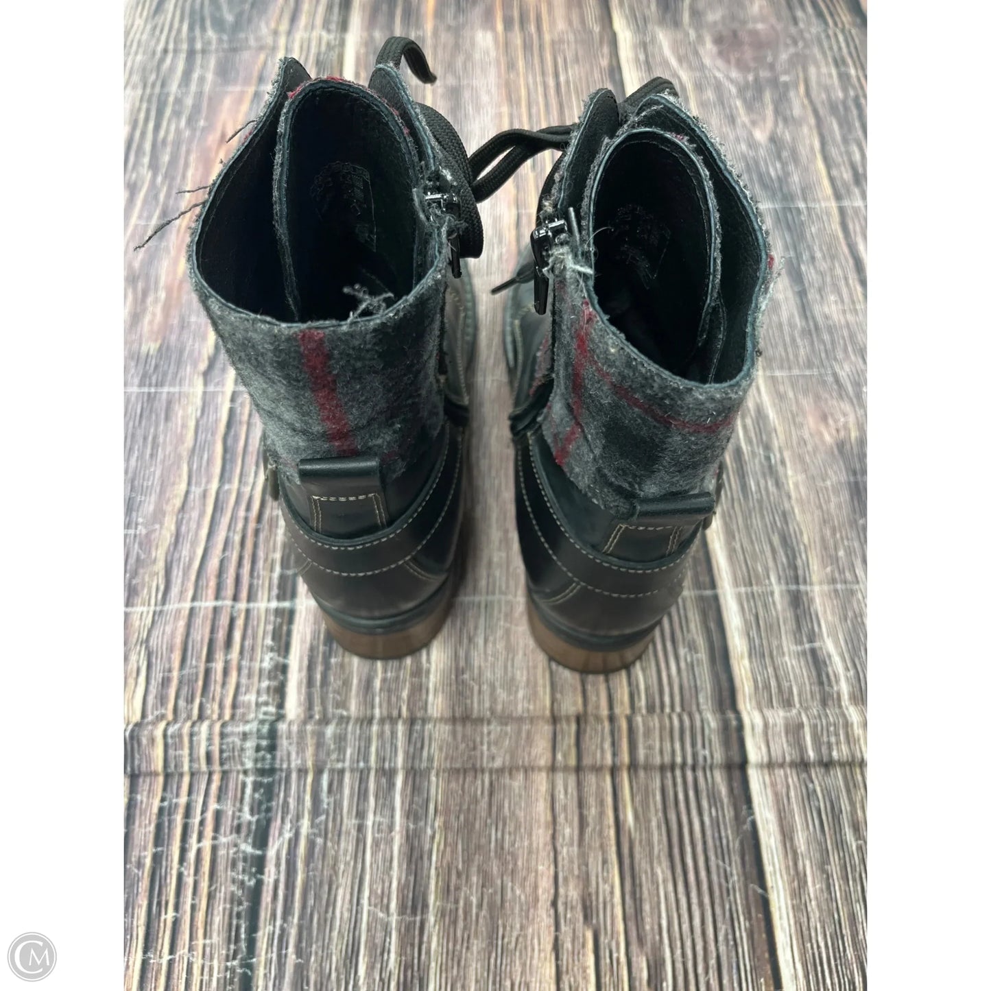 Boots Ankle Heels By Taos In Black, Size: 7.5