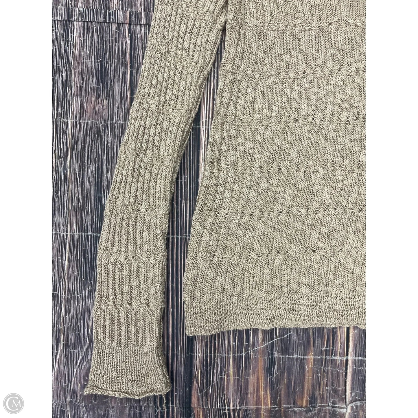 Sweater By Hem & Thread In Tan, Size: L