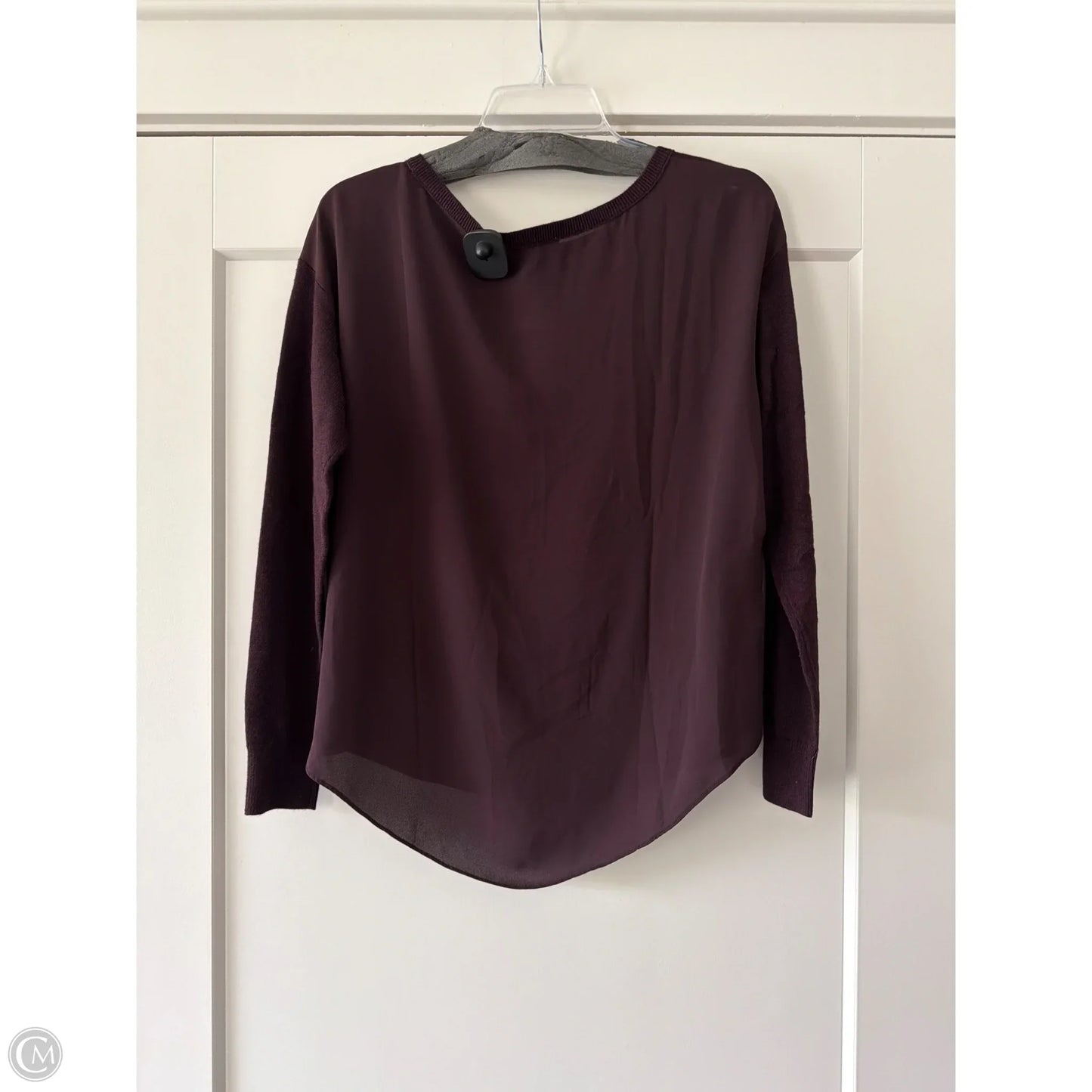 Top Long Sleeve By Loft In Purple, Size: Xs