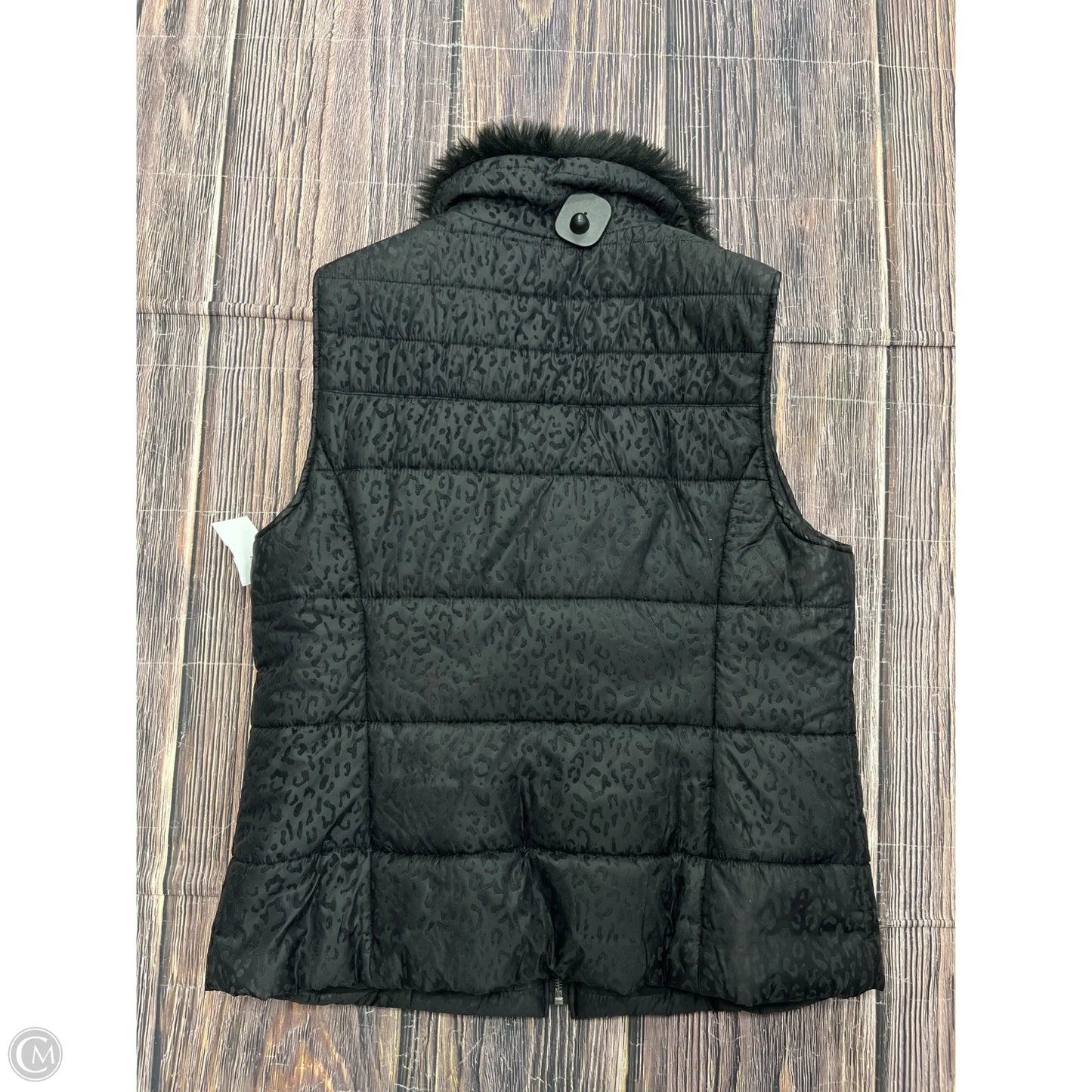 Vest Puffer & Quilted By Chicos In Black, Size: M