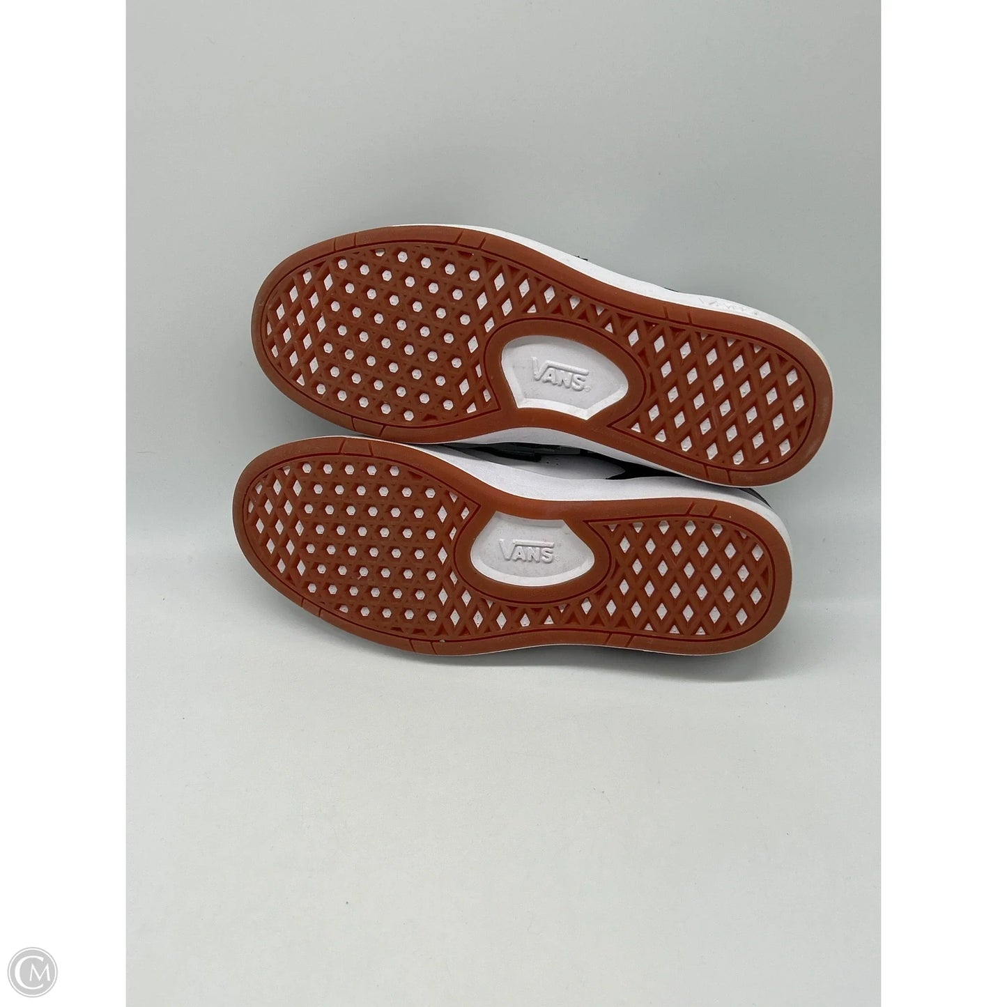 Shoes Sneakers By Vans In Black & White, Size: 9