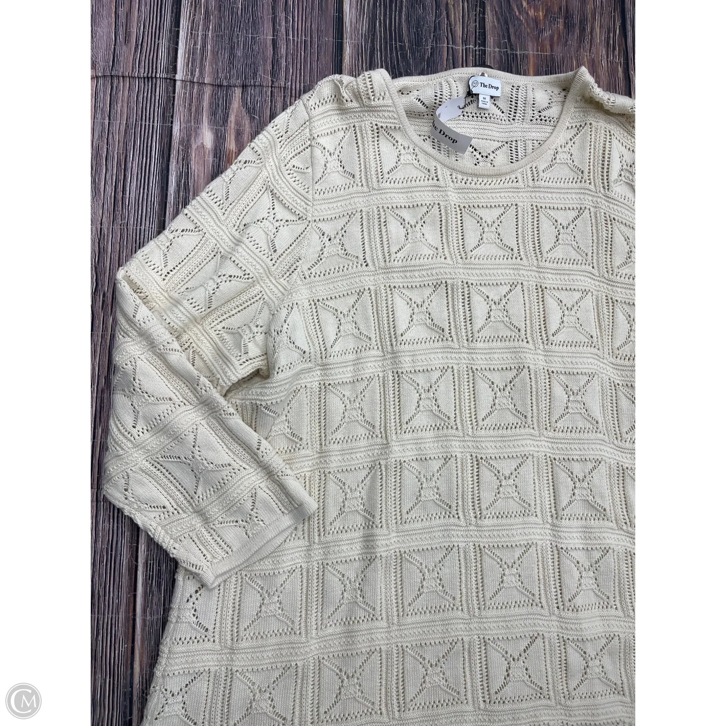 Dress Sweater By The Drop In Cream, Size: 5x