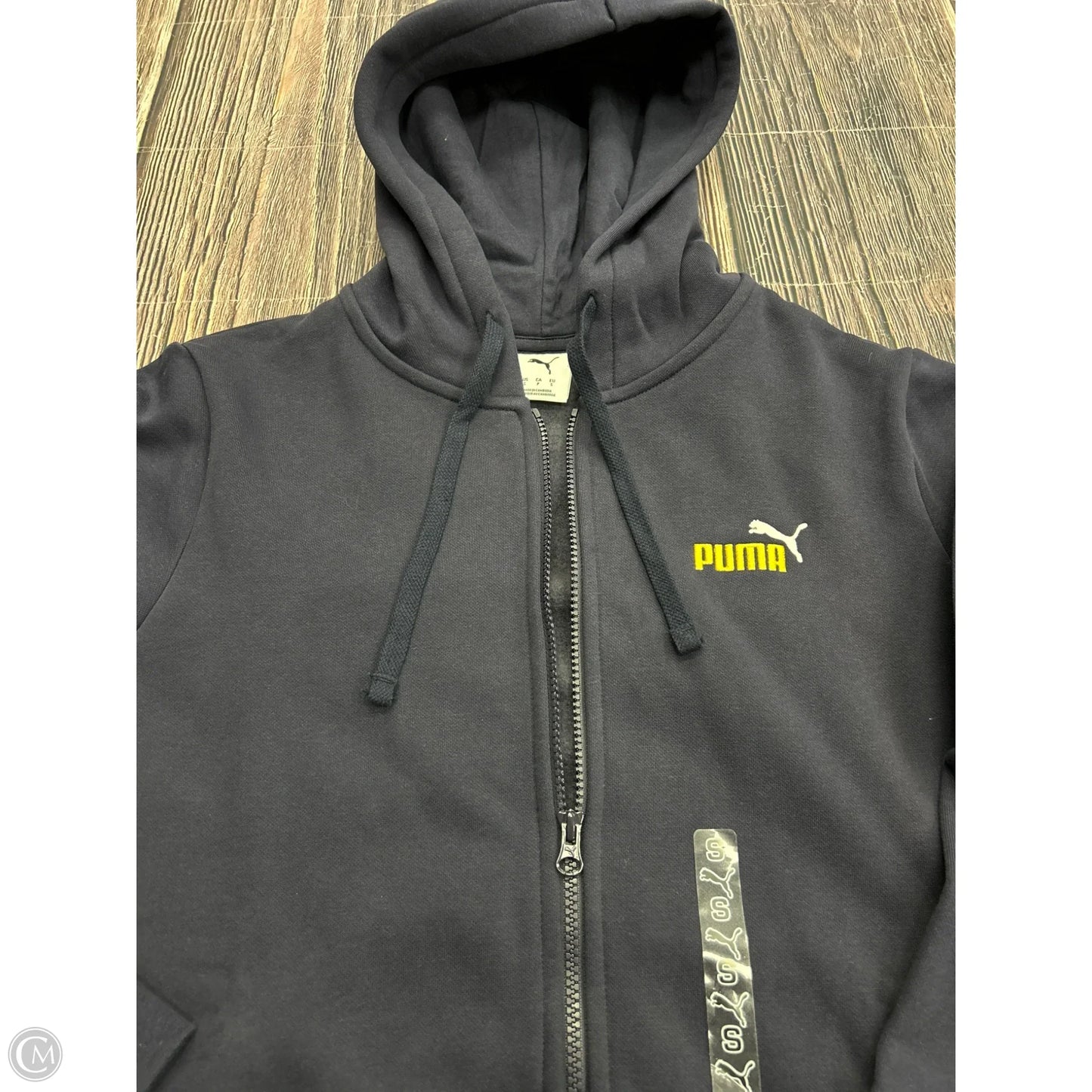 Sweatshirt Hoodie By Puma In Navy, Size: S