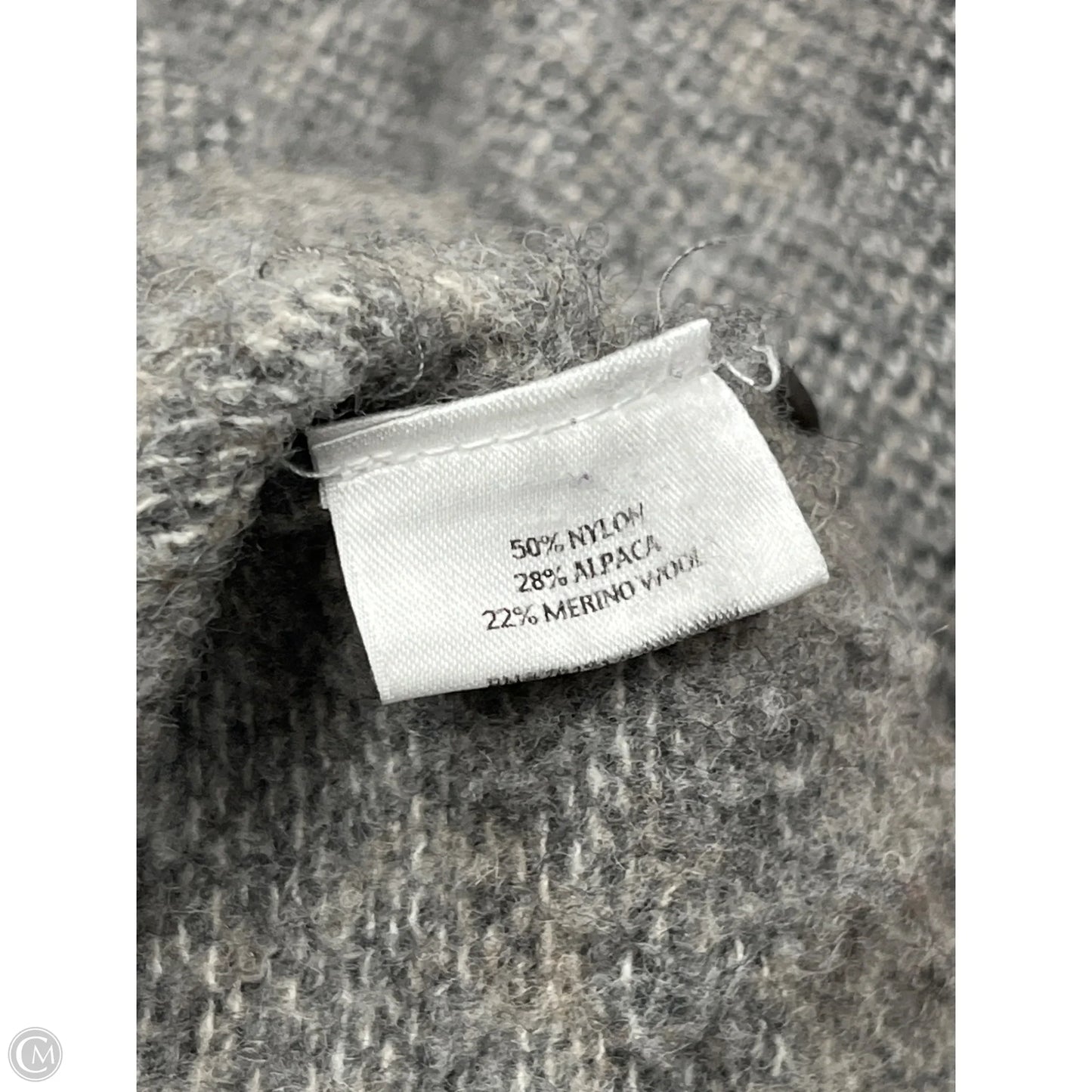 Sweater Cardigan By Eileen Fisher In Grey, Size: M