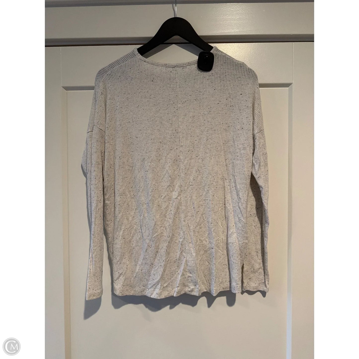 Top Long Sleeve By Staccato In Grey, Size: M