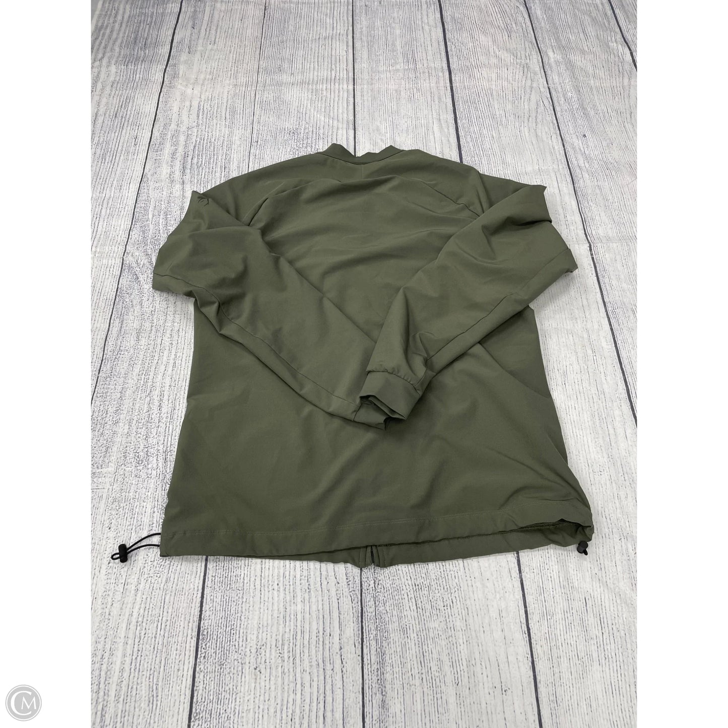 Athletic Jacket By Gym Shark In Green, Size: S