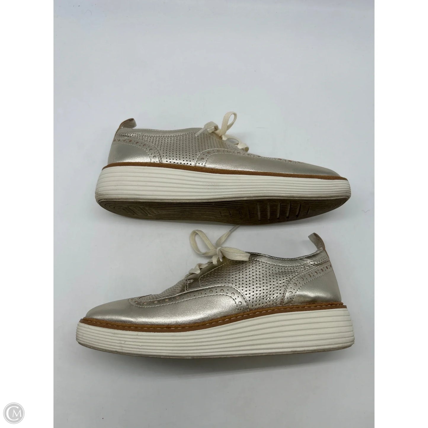 Shoes Flats By Cole-haan In Gold, Size: 6.5