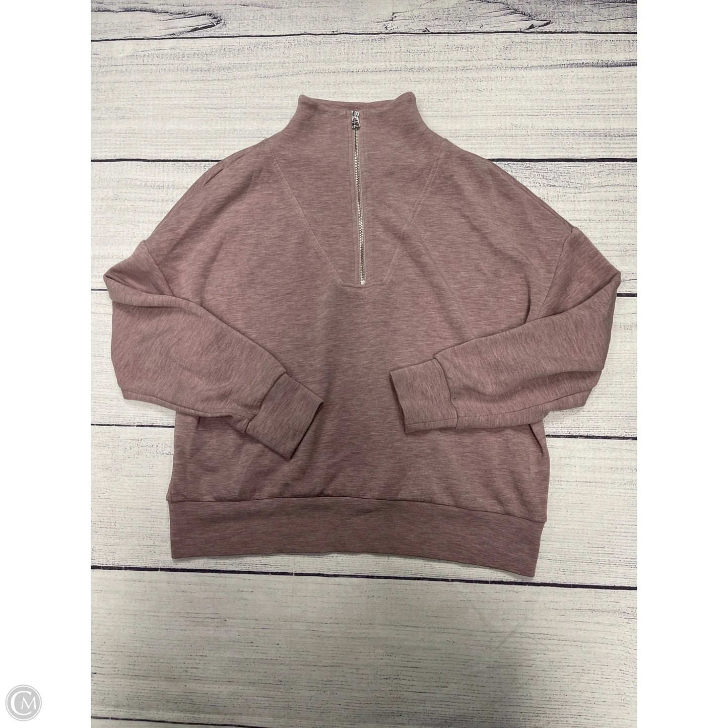 Sweatshirt Collar By Varley In Purple, Size: M