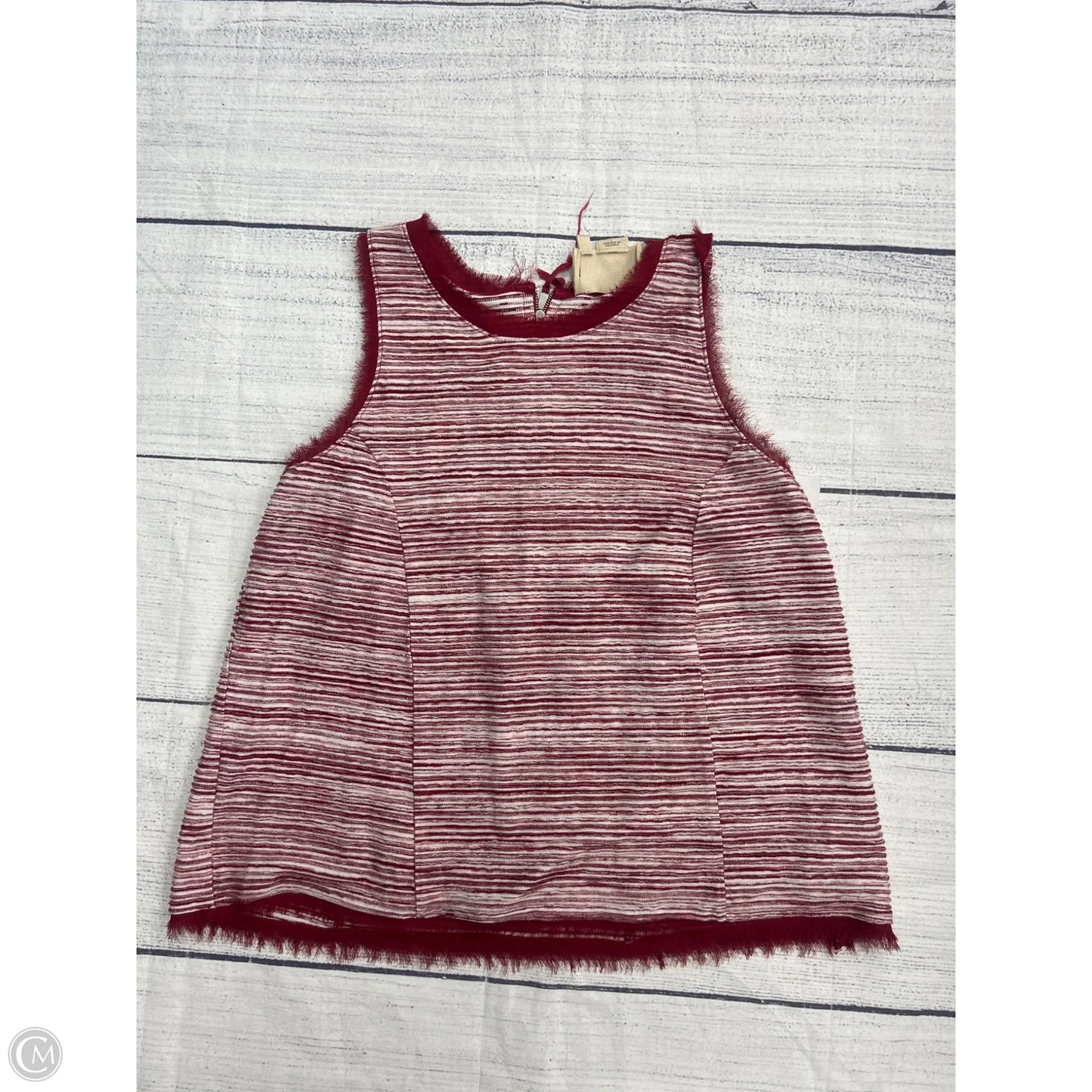 Tank Top By Anthropologie In Red, Size: M