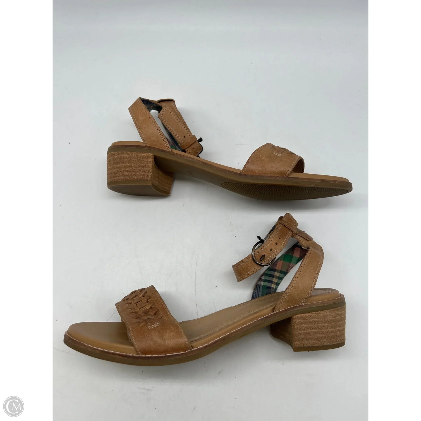 Sandals Heels Block By Sperry In Tan, Size: 9