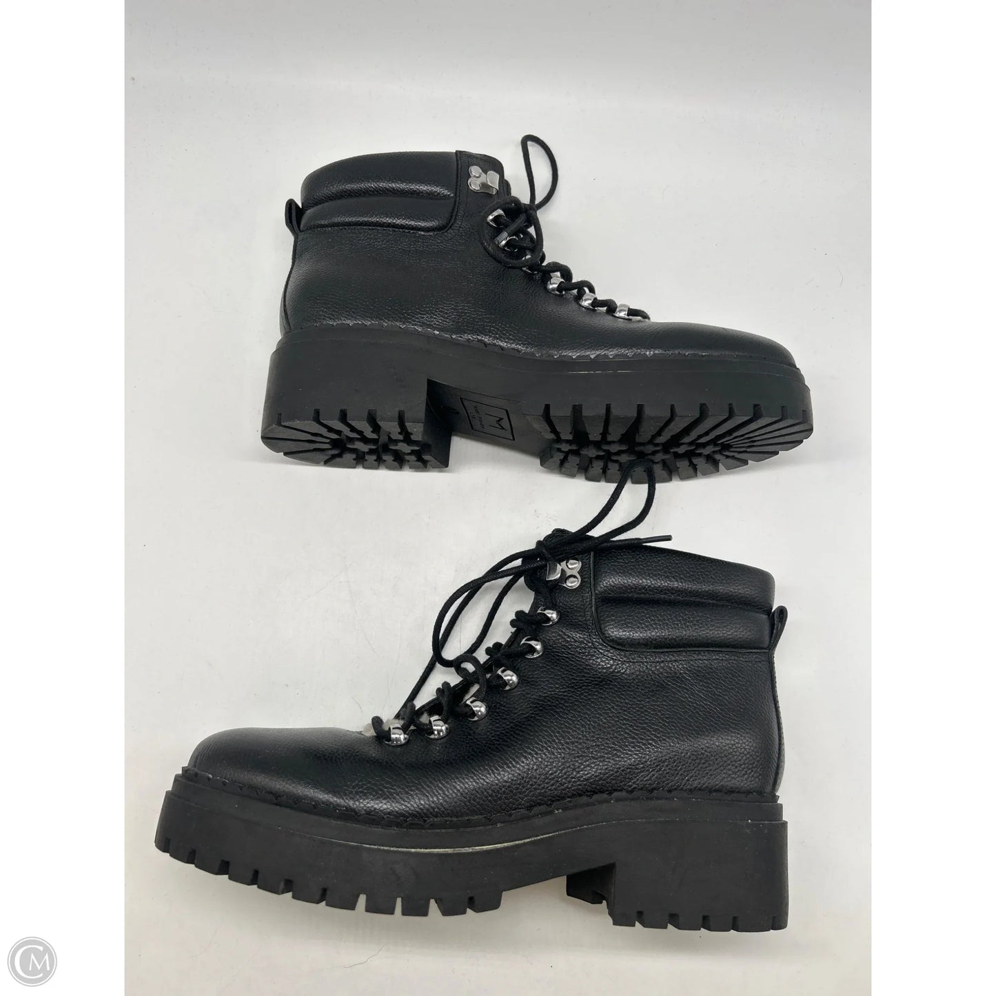 Boots Ankle Heels By Marc Fisher In Black, Size: 9.5