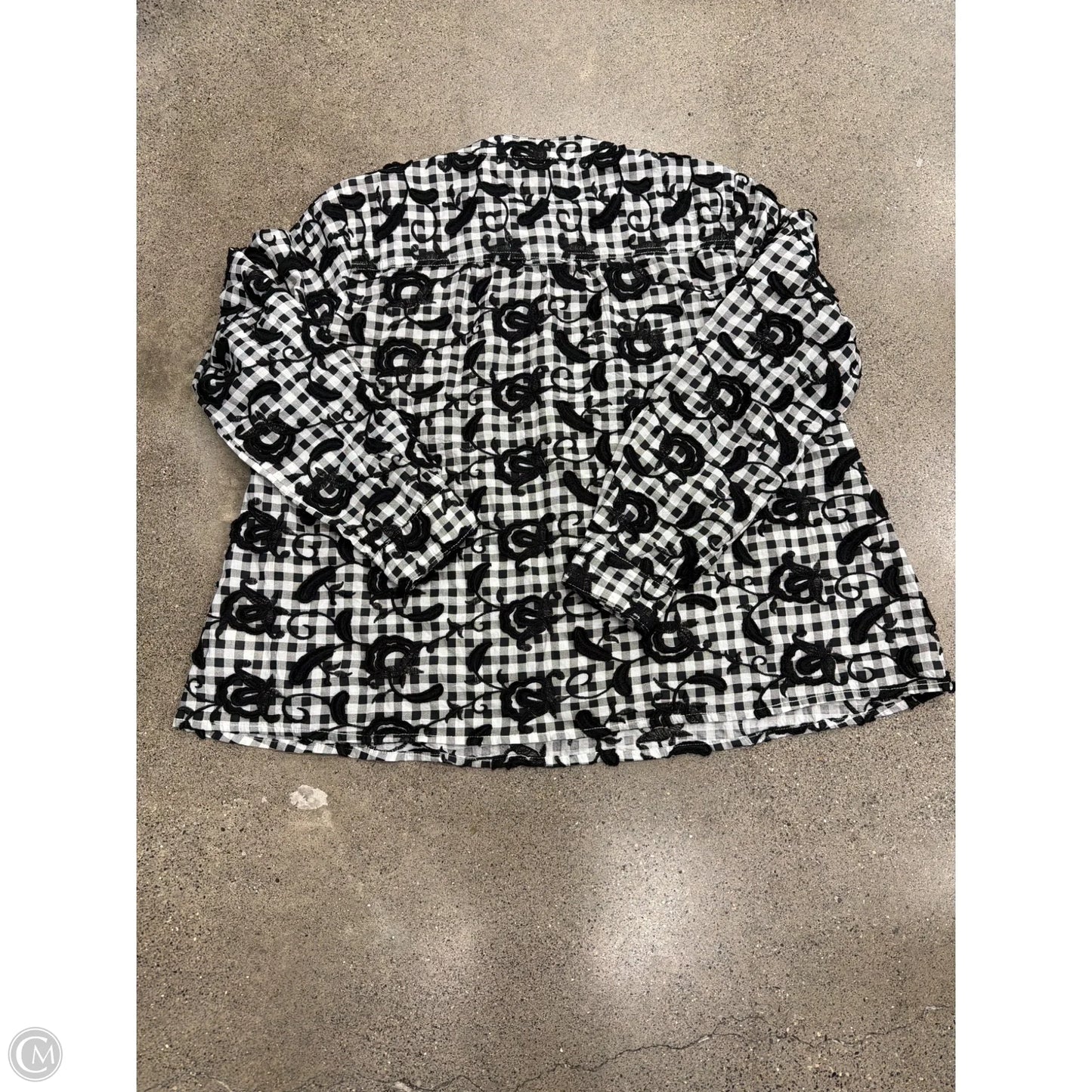Top Long Sleeve By Pilcro In Black, Size: S