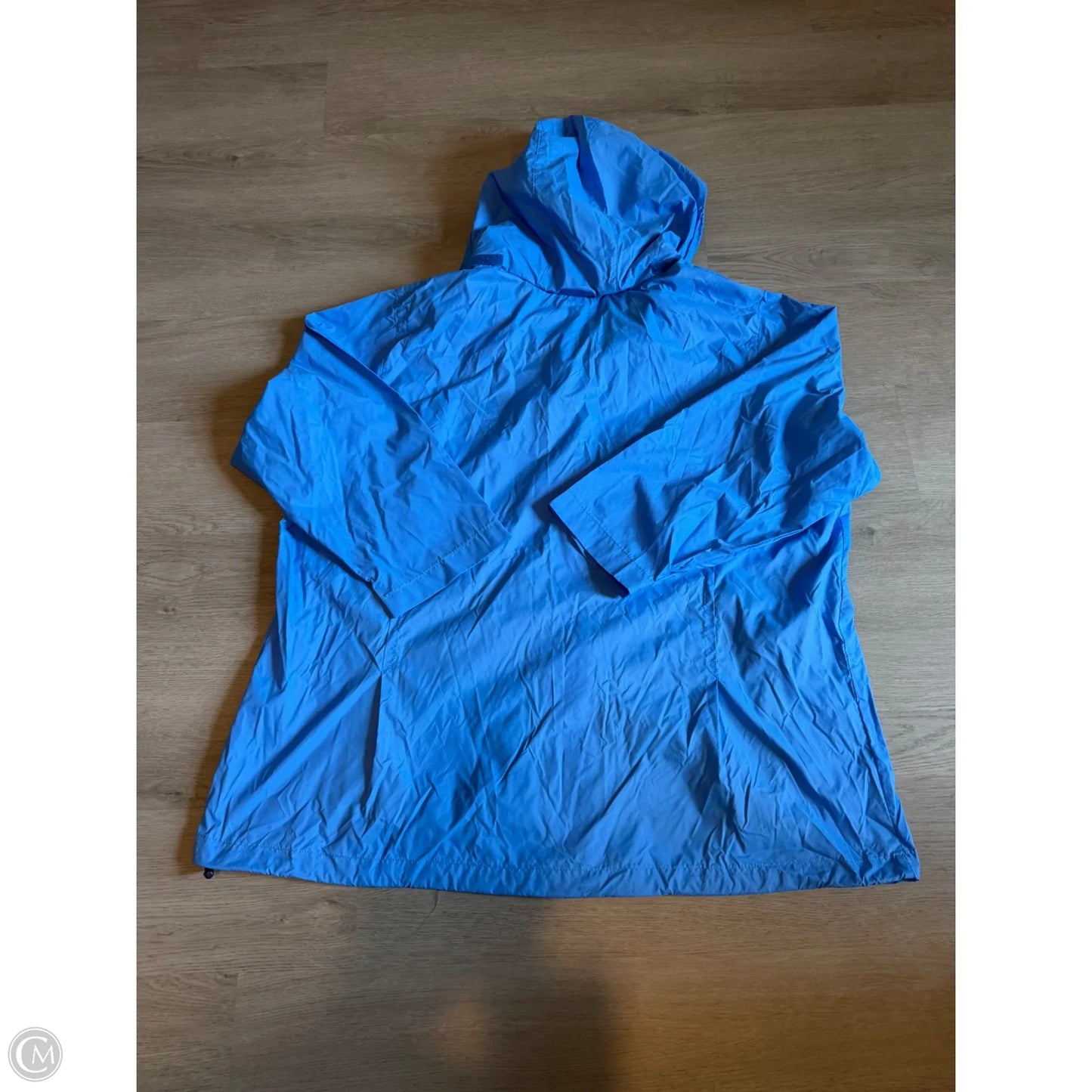 Jacket Windbreaker By Columbia In Blue, Size: 2x