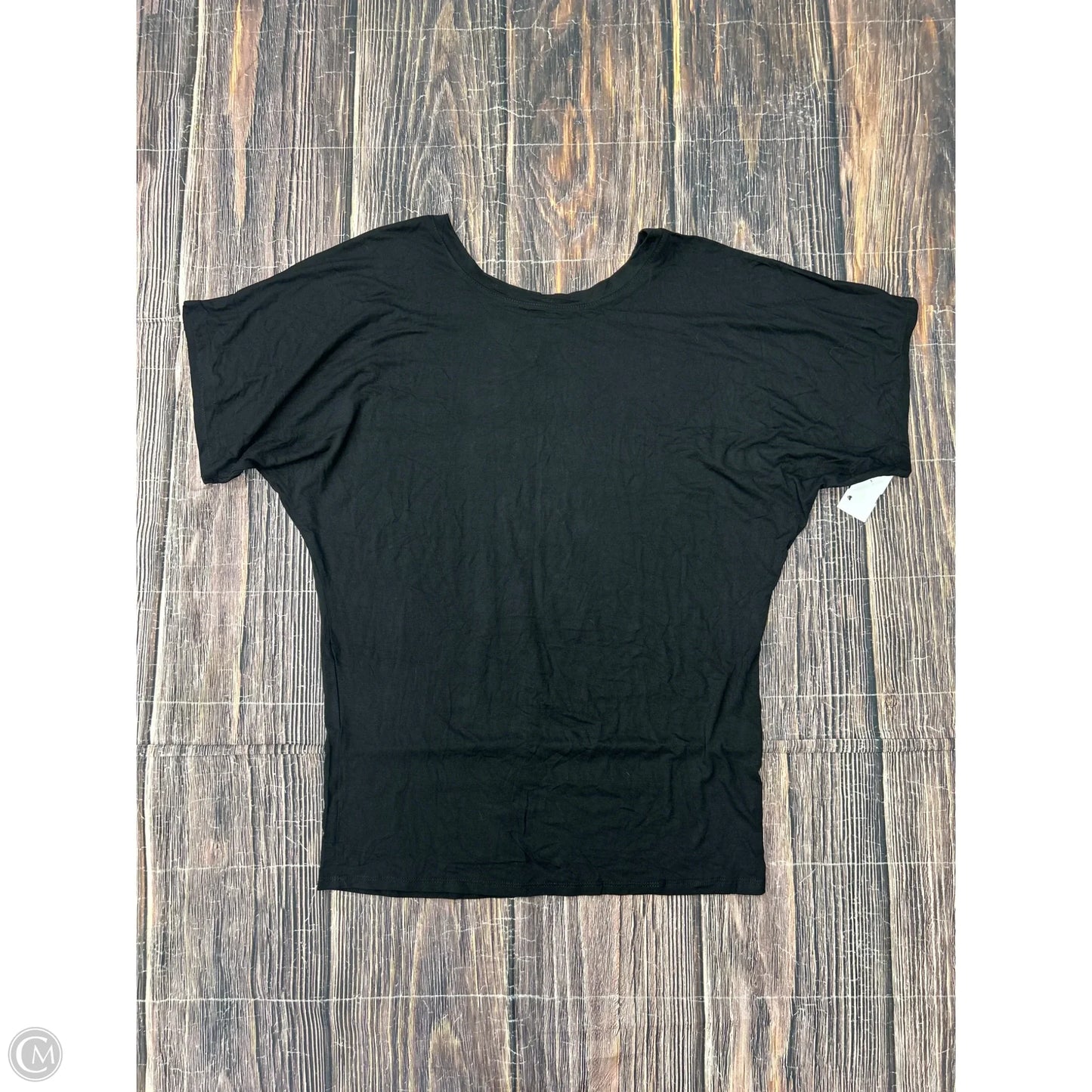Top Short Sleeve Basic By Clothes Mentor In Black, Size: Xl