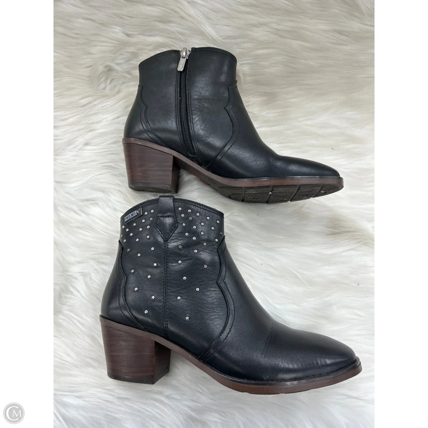 Boots Ankle Heels By Pikolinos In Black, Size: 6
