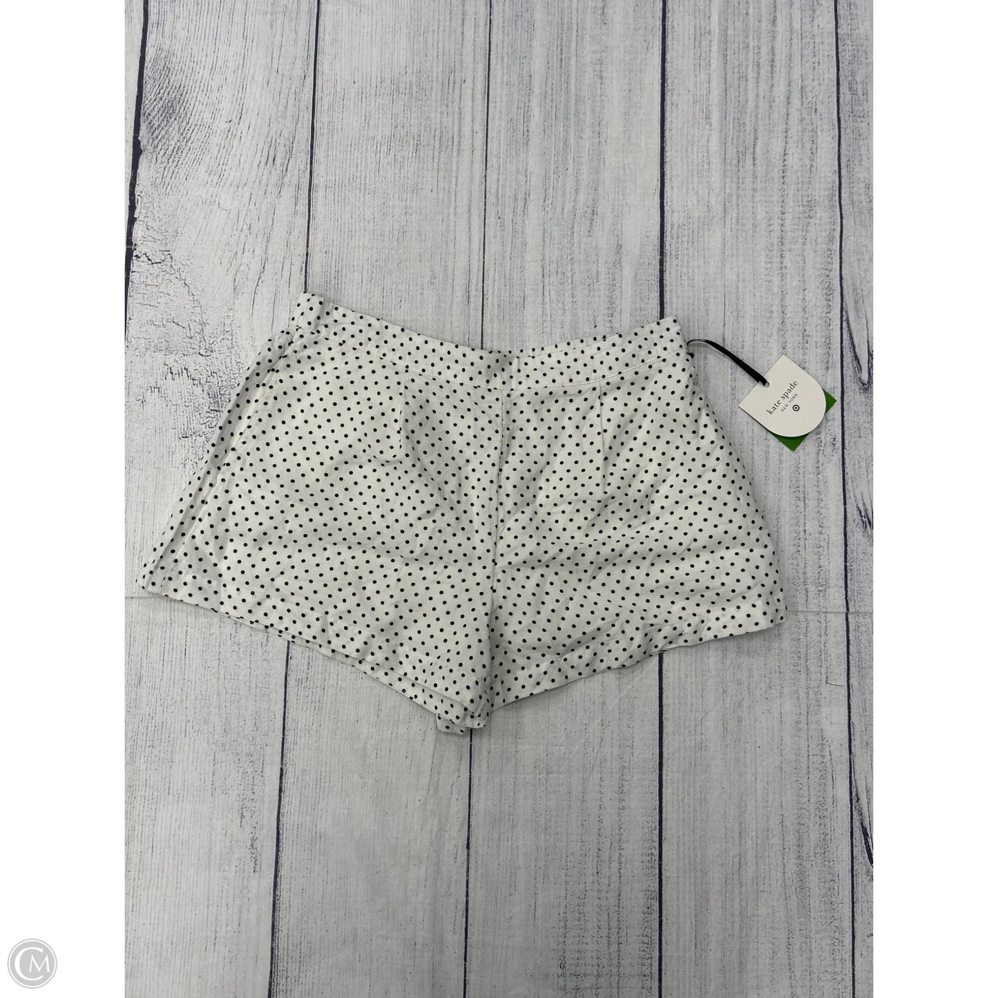 Shorts Designer By Kate Spade In White, Size: L