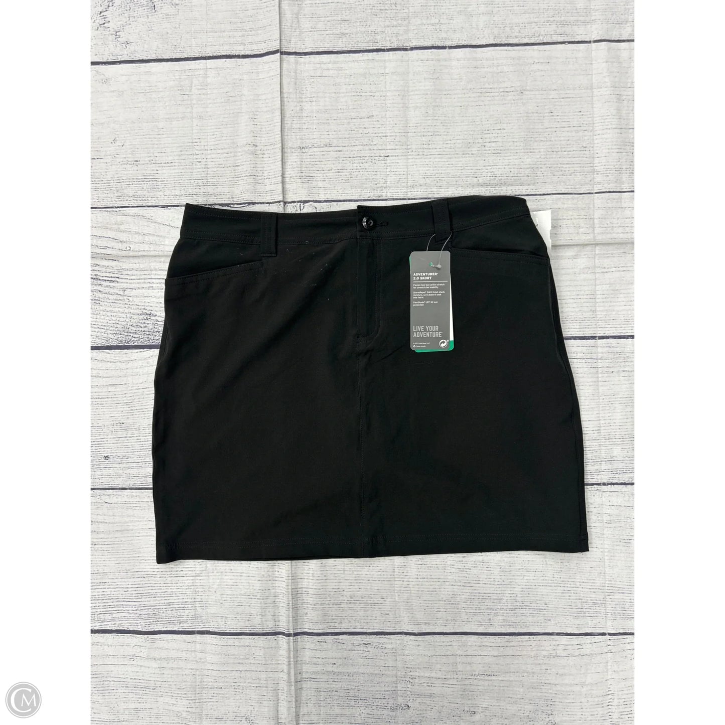 Athletic Skort By Eddie Bauer In Black, Size: 12