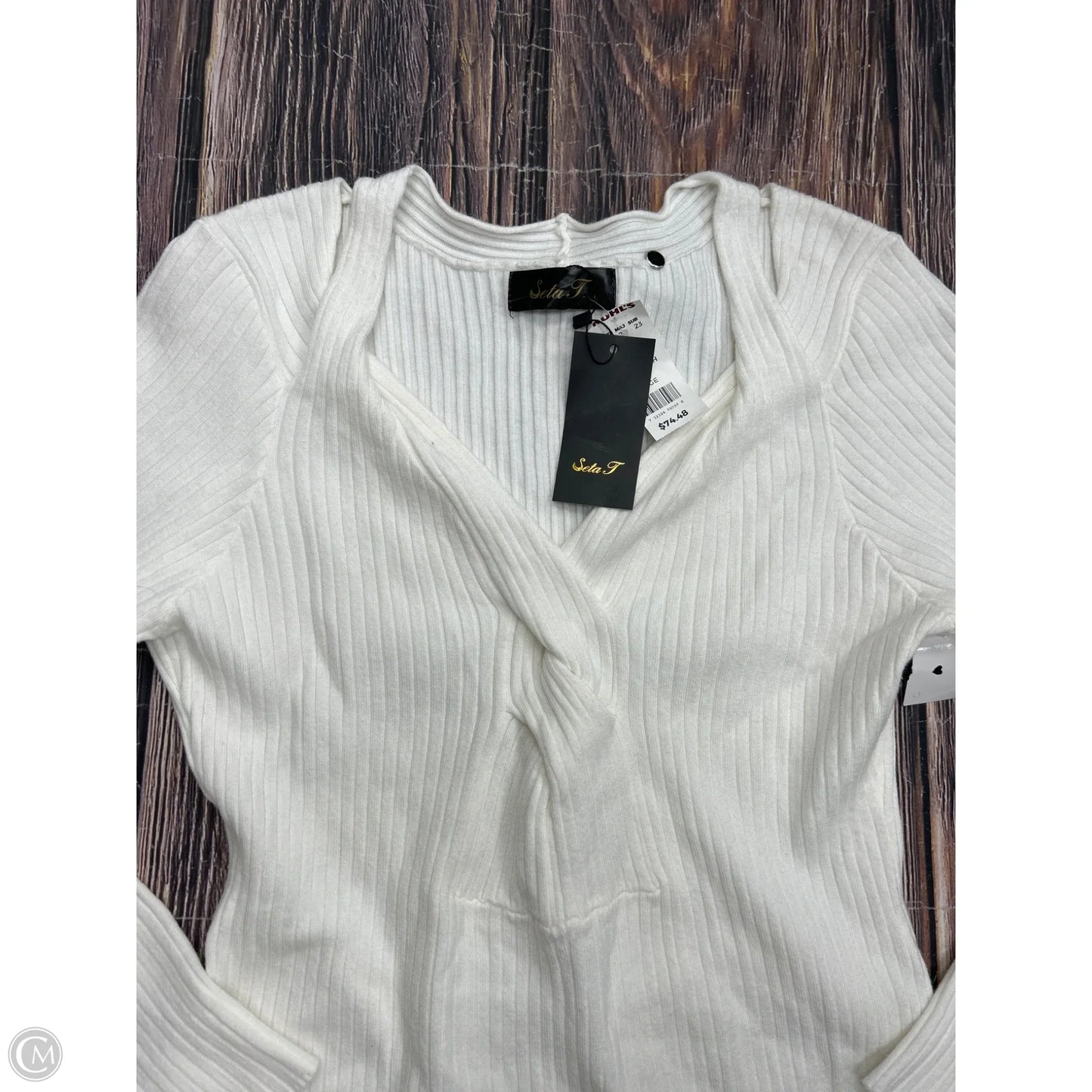 Dress Casual Maxi By Clothes Mentor In White, Size: L