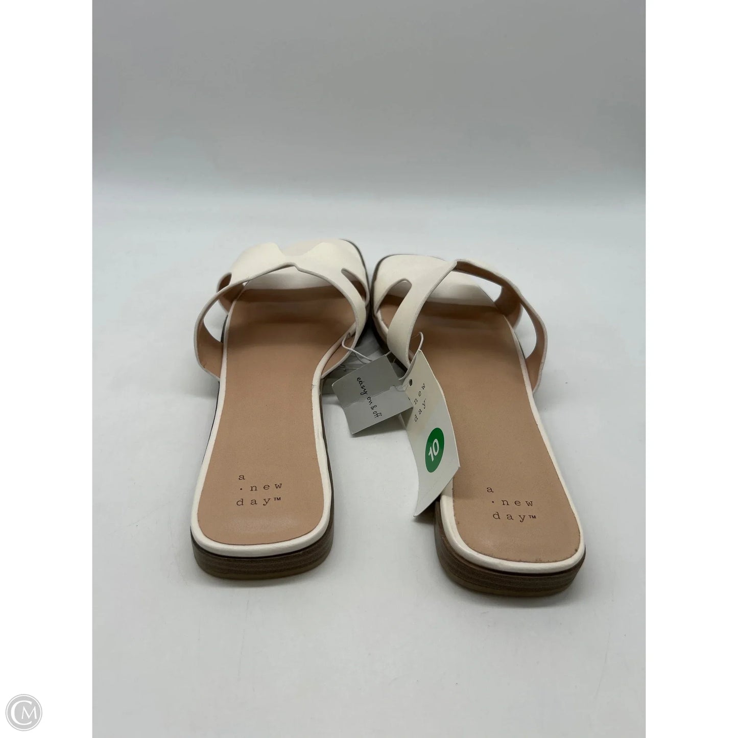 Sandals Flats By A New Day In White, Size: 10