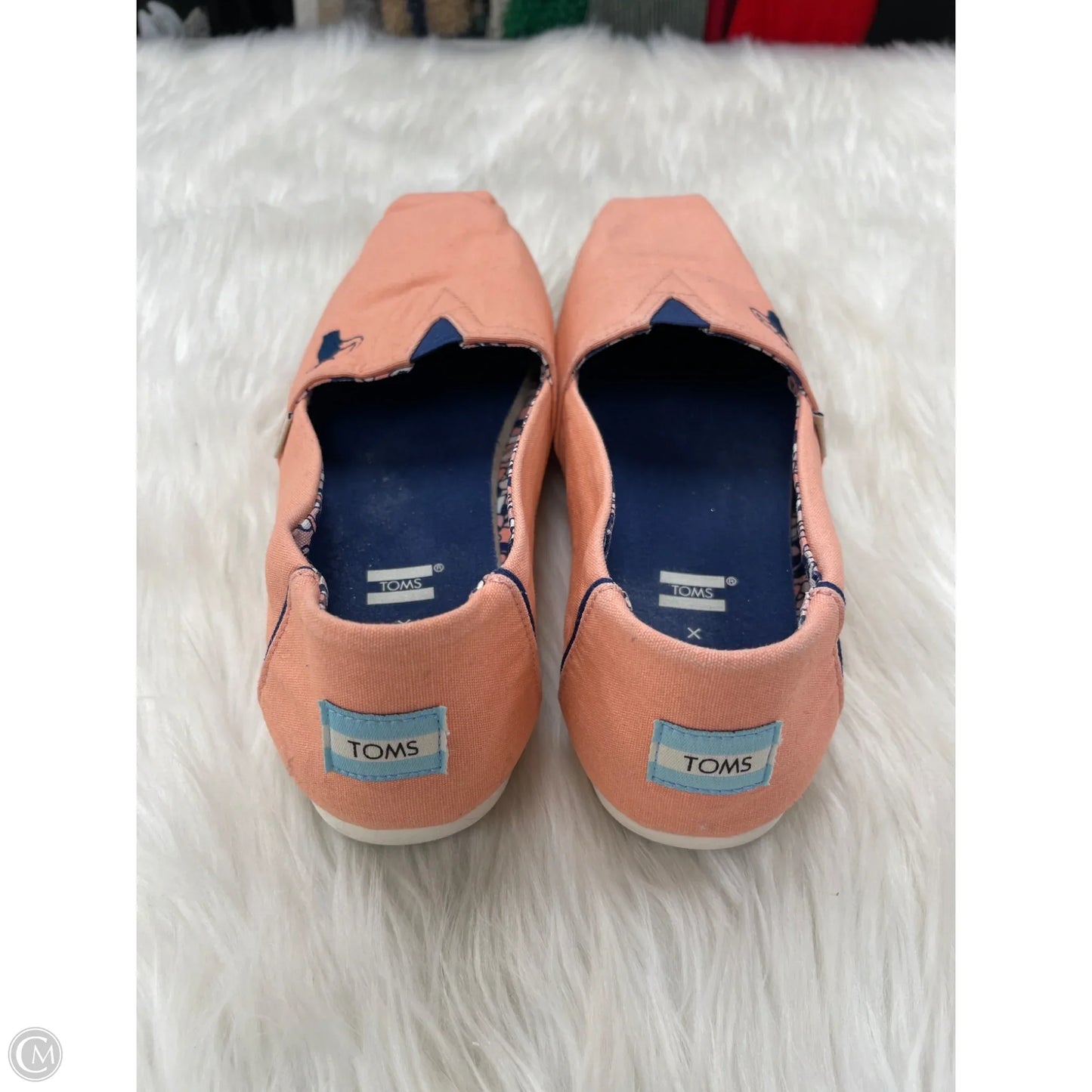 Shoes Flats By Toms In Coral, Size: 9