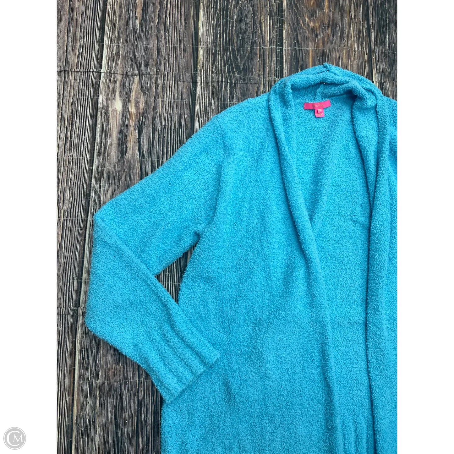 Sweater Cardigan Designer By Lilly Pulitzer In Blue, Size: 1x