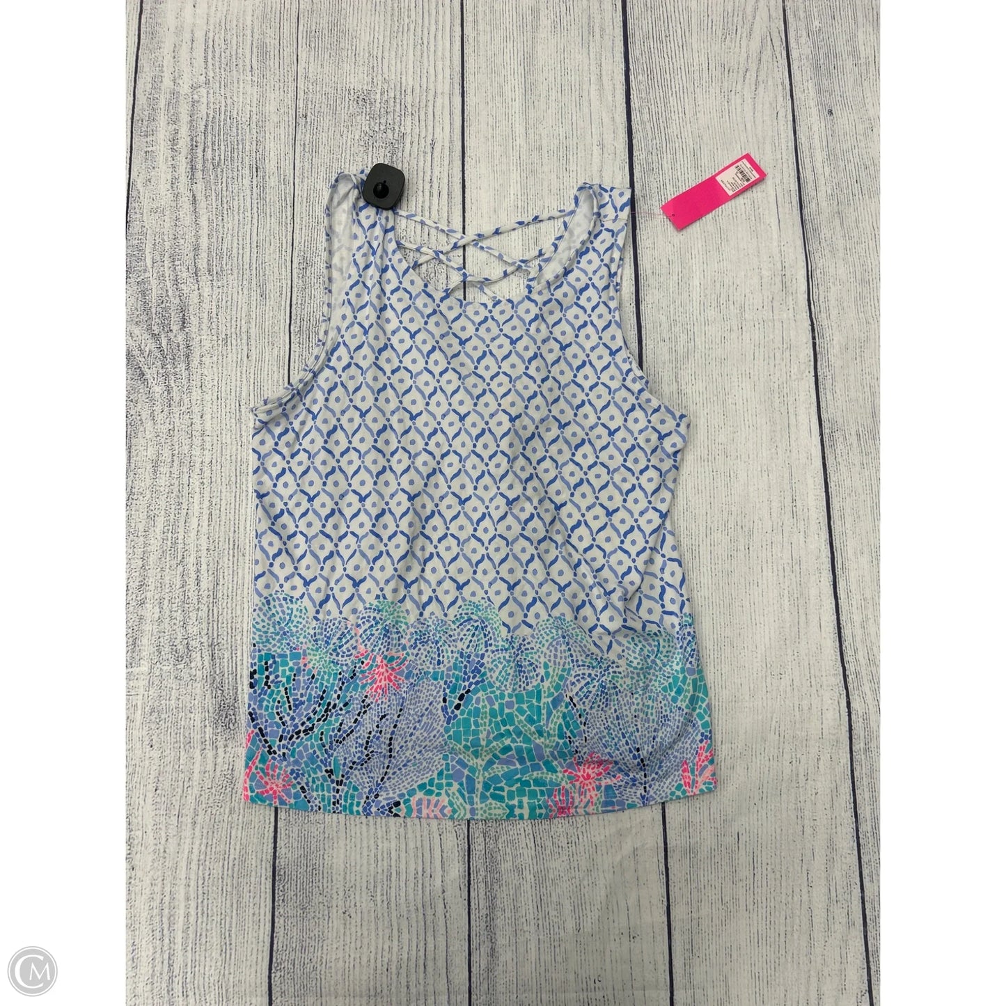 Tank Top Designer By Lilly Pulitzer In White, Size: Xl