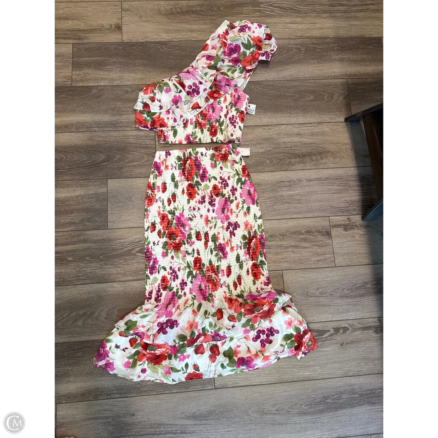 Dress Casual Midi By Abercrombie And Fitch In White, Size: M