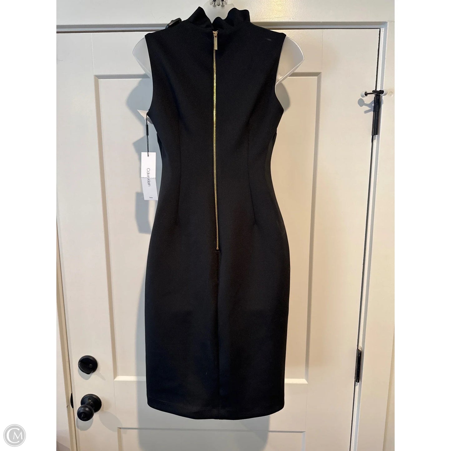 Dress Work By Calvin Klein In Black, Size: S