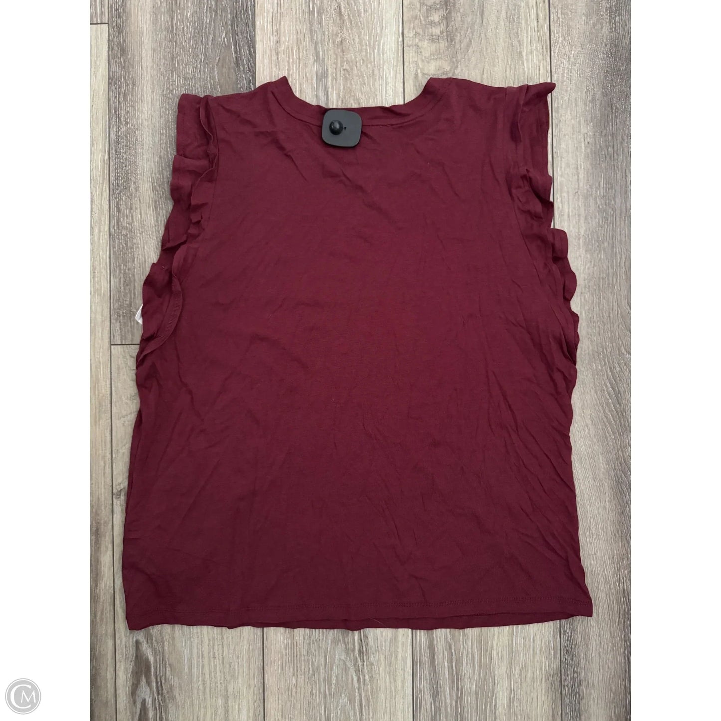 Top Short Sleeve By Michael By Michael Kors In Red, Size: Xl