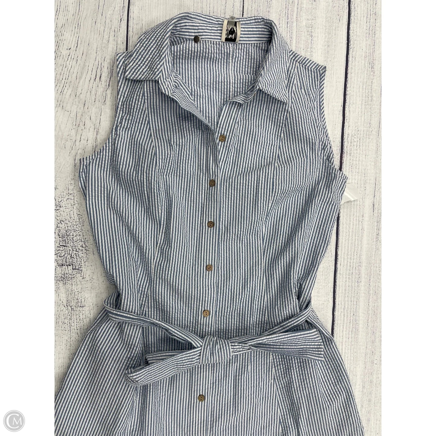 Dress Casual Maxi By Anne Klein In Blue, Size: M