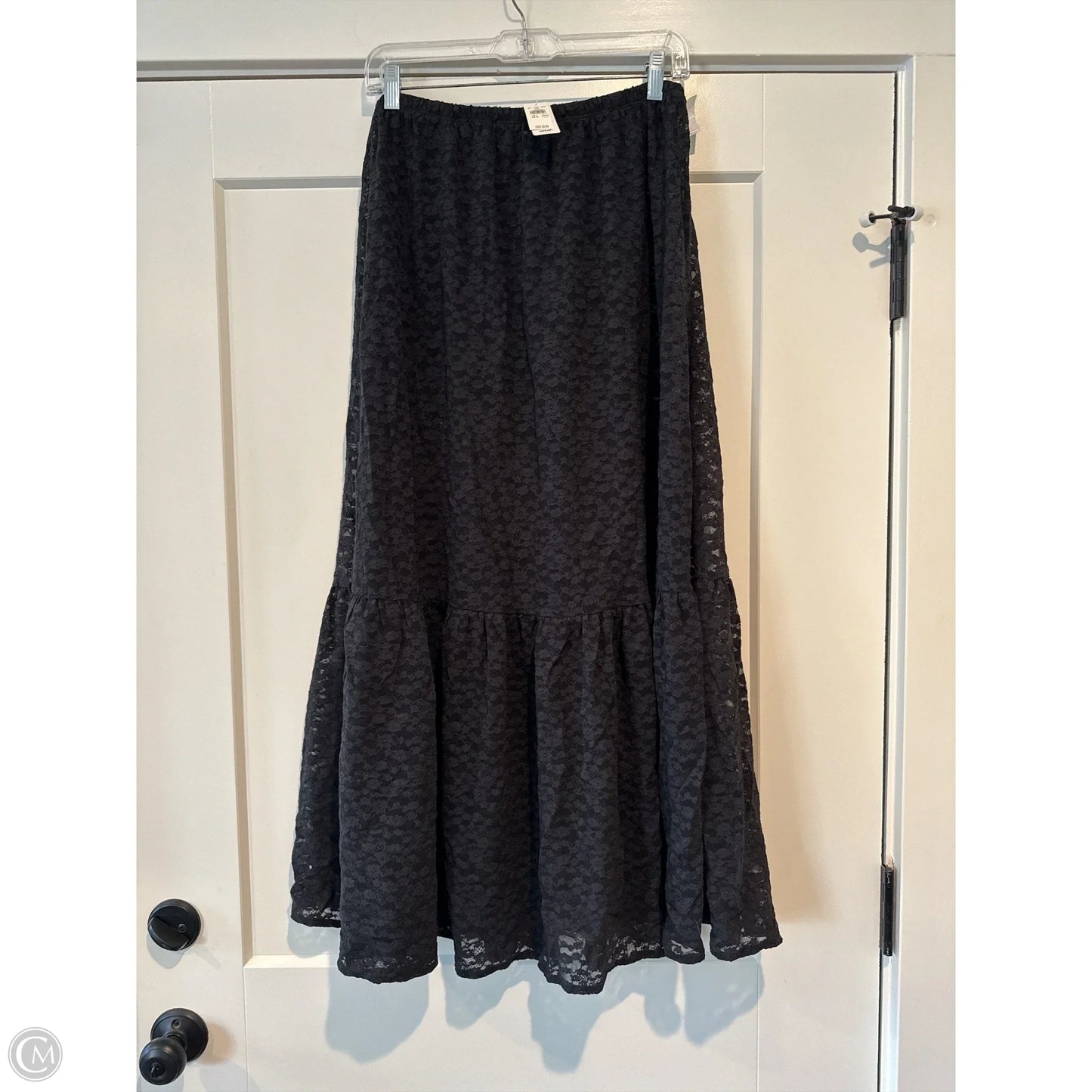 Skirt Maxi By Aerie In Black, Size: L