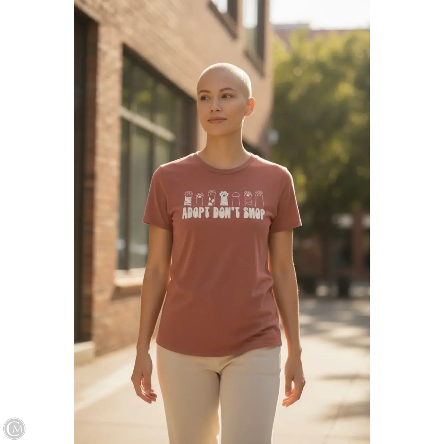 Top Short Sleeve By Originality In Orange, Size: M