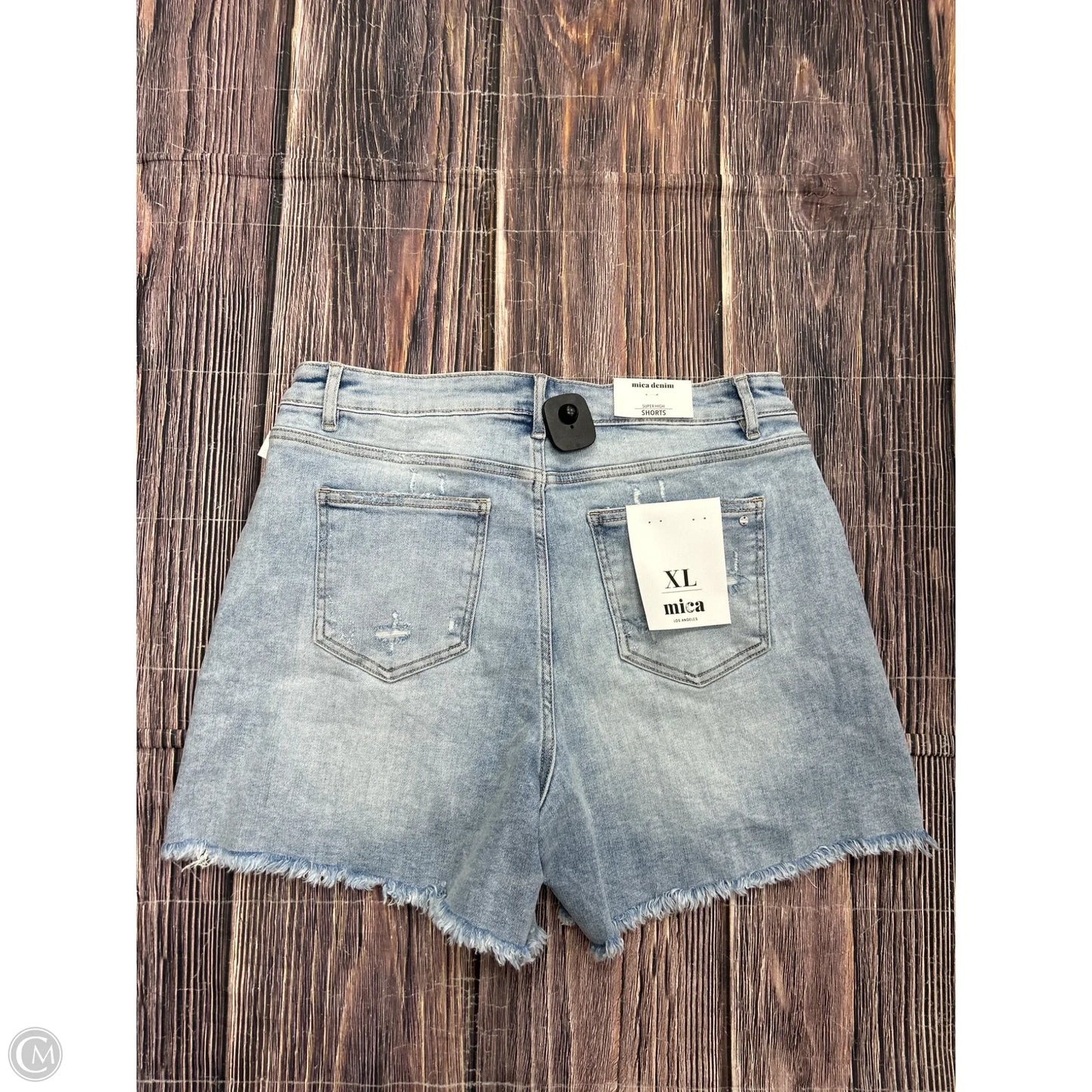 Shorts By Clothes Mentor In Blue Denim, Size: Xl