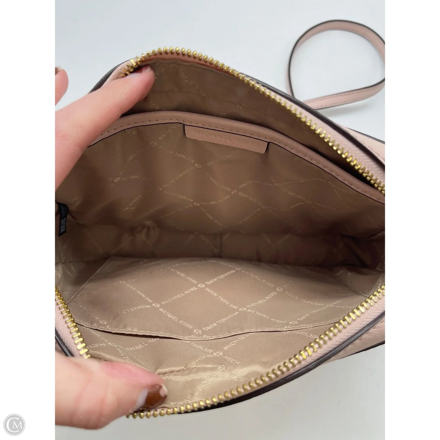 Crossbody Designer By Michael Kors, Size: Medium