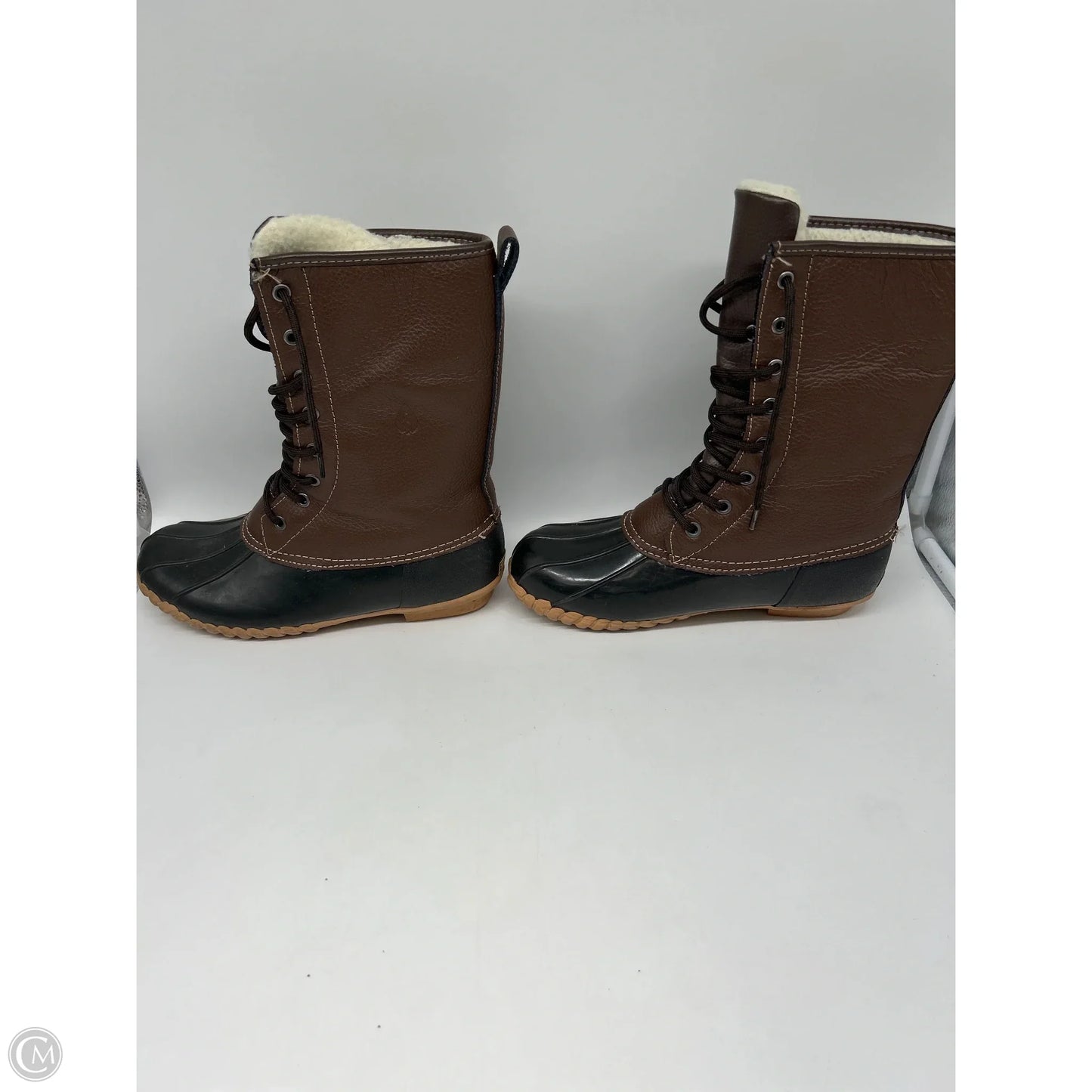 Boots Mid-calf Flats By Sporto In Brown, Size: 8